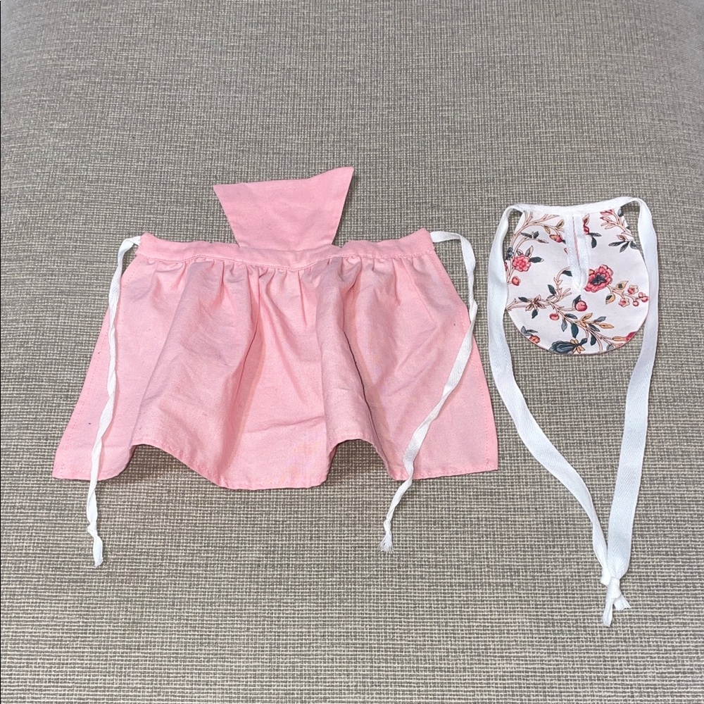 Colonial Williamsburg Doll Clothes - Apron and Purse